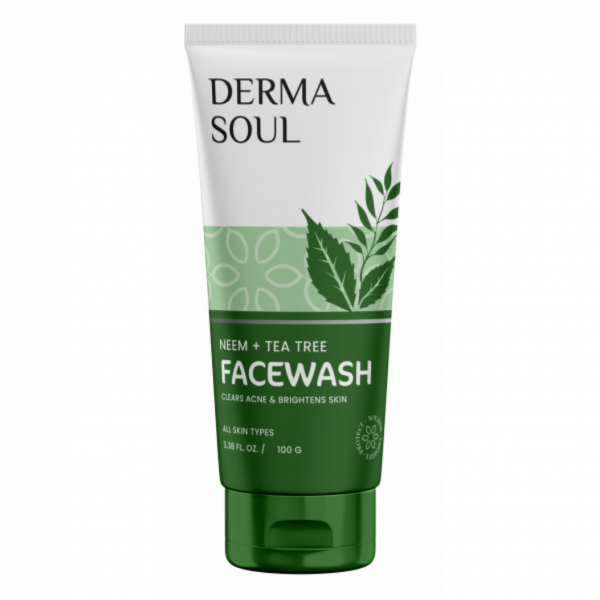 DERMA SOUL NEEM AND TEA TREE FACEWASH 100G